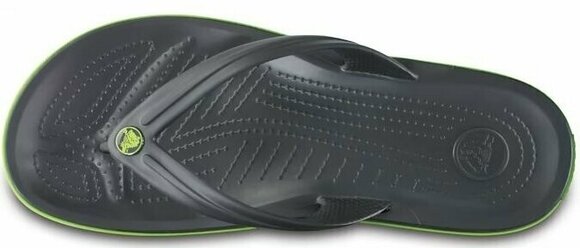 Sejlersko Crocs Crocband Flip Sko Graphite/Volt Green 48-49 - 4