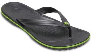 Scarpe unisex Crocs Crocband Flip Graphite/Volt Green - 1