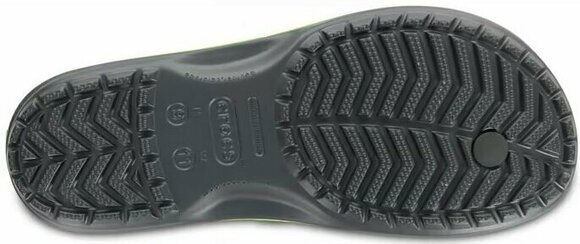 Unisex Schuhe Crocs Crocband Flip Graphite/Volt Green 37-38 - 6
