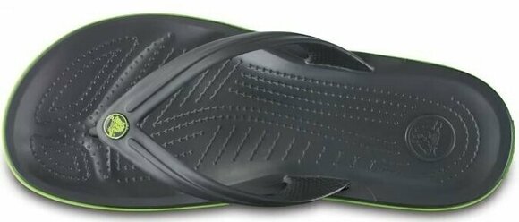 Unisex Schuhe Crocs Crocband Flip Graphite/Volt Green 42-43 - 4