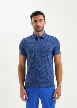 Camisa pólo Chervo Mens Anyone Polo Blue Pattern 54 - 3