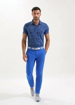 Polo Shirt Chervo Mens Anyone Polo Blue Pattern 54 - 6