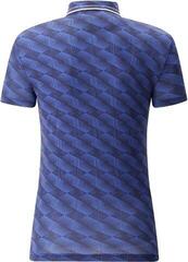 Tricou polo Chervo Womens Anzi Blue Pattern - 1