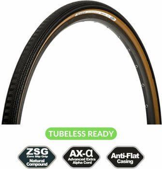 Trekkingrad-Reifen Panaracer Gravel King Semi Slick TLC Folding Tyre 29/28" (622 mm) Black/Brown Trekkingrad-Reifen - 2