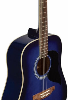Dreadnought Guitar Eko guitars Ranger 6 Blue Sunburst - 4