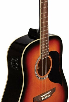 Elektroakustinen kitara Eko guitars Ranger 6 EQ Brown Sunburst - 4