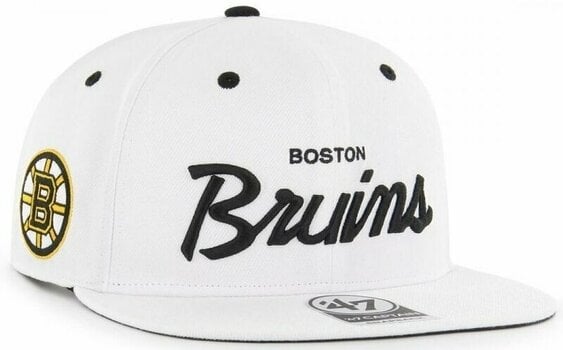 Hokejowa czapka z daszkiem Boston Bruins NHL '47 Captain Crosstown Pop White Hokejowa czapka z daszkiem - 2