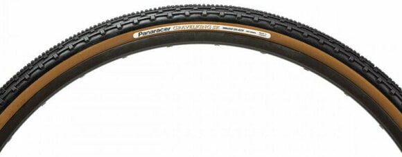 Trekking bike tyre Panaracer Gravel King SK TLC Folding Tyre 29/28" (622 mm) Black/Brown Trekking bike tyre - 2