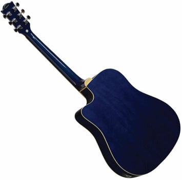 Dreadnought elektro-akoestische gitaar Eko guitars Ranger CW EQ Blue Sunburst - 2