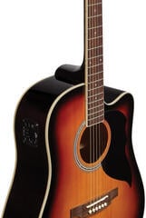 Elektroakustická kytara Dreadnought Eko guitars Ranger CW EQ Brown Sunburst Elektroakustická kytara Dreadnought - 3