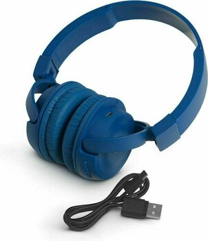 Vezeték nélküli fejhallgatók On-ear JBL T450BT Blue - 5