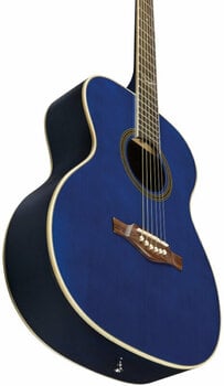 Jumbo akoestische gitaar Eko guitars NXT A100 Blue (Zo goed als nieuw) - 6