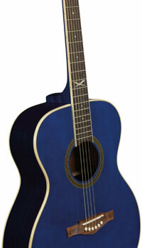 Jumbo akoestische gitaar Eko guitars NXT A100 Blue (Zo goed als nieuw) - 7