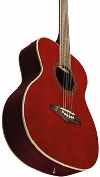 Guitarra jumbo Eko guitars NXT A100 Red - 3