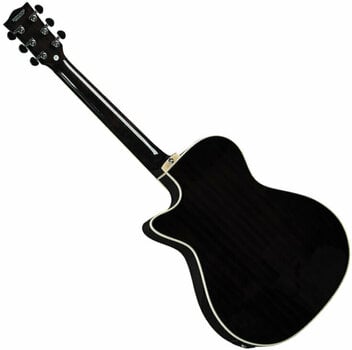 Jumbo elektro-akoestische gitaar Eko guitars NXT A100ce Black - 2