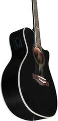 Jumbo Elektro-Akustikgitarren Eko guitars NXT A100ce Black Jumbo Elektro-Akustikgitarren - 2