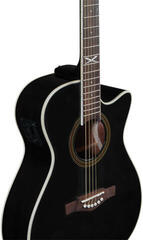 Jumbo Elektro-Akustikgitarren Eko guitars NXT A100ce Black Jumbo Elektro-Akustikgitarren - 3