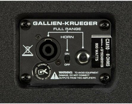 Basový reprobox Gallien Krueger CX-410 8 Ohm - 3