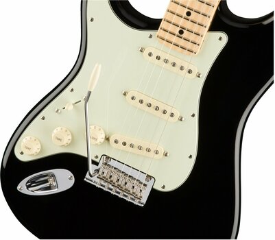 Elektrická kytara Fender American PRO Stratocaster MN Black LH - 5