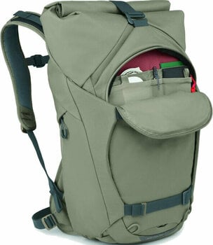 Cycling backpack and accessories Osprey Metron 22 Roll Top Tan Concrete Backpack - 4