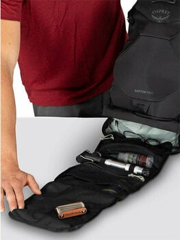 Biciklistički ruksak i oprema Osprey Raptor Pro Black Ruksak - 19