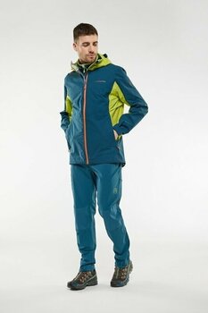 Outdoor Jacket La Sportiva Discover Jkt M Outdoor Jacket Storm Blue/Lime Punch L - 3