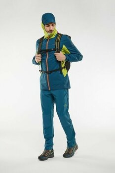 Outdoor Jacket La Sportiva Discover Jkt M Storm Blue/Lime Punch XL Outdoor Jacket - 4