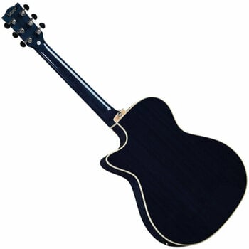 Jumbo elektro-akoestische gitaar Eko guitars NXT A100ce Blue - 2