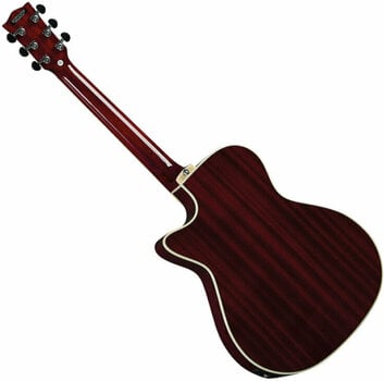 Jumbo elektro-akoestische gitaar Eko guitars NXT A100ce Red - 2