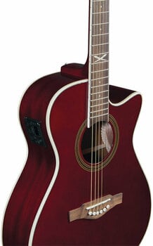electro-acoustic guitar Eko guitars NXT A100ce Red - 4