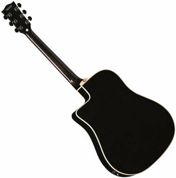 Dreadnought elektro-akoestische gitaar Eko guitars NXT D100ce Black - 2