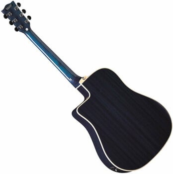 Dreadnought elektro-akoestische gitaar Eko guitars NXT D100ce Blue - 2