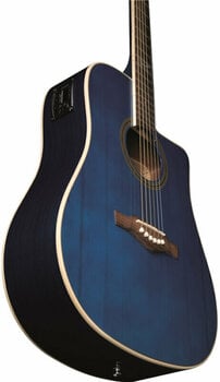 Dreadnought elektro-akoestische gitaar Eko guitars NXT D100ce Blue - 3