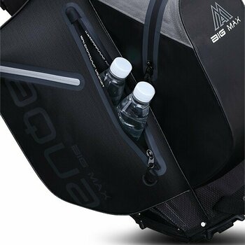 Golf Bag Big Max Aqua Eight G Stand Bag Grey/Black Golf Bag - 7