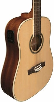 12-string Acoustic-electric Guitar Eko guitars NXT D100e XII Natural - 4