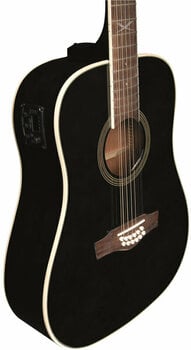 12-strunná elektroakustická kytara Eko guitars NXT D100e XII Black - 4