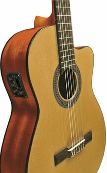 Класическа китара с предусилвател Eko guitars Vibra 150 CW EQ 4/4 Natural - 4