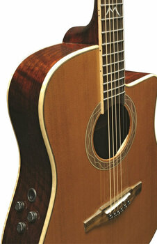 Guitare Dreadnought acoustique-électrique Eko guitars Mia D400ce Natural - 4