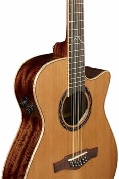 12-saitige Elektro-Akustikgitarre Eko guitars Mia A400ce XII Strings Natural - 3