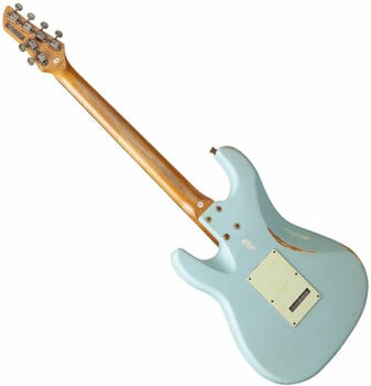 Guitare électrique Eko guitars Aire Relic Daphne Blue - 2