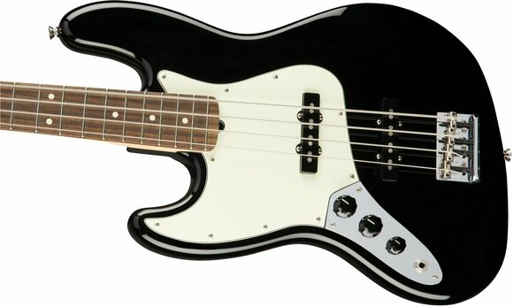 Elektrická basgitara Fender American PRO Jazz Bass RW LH Čierna - 4