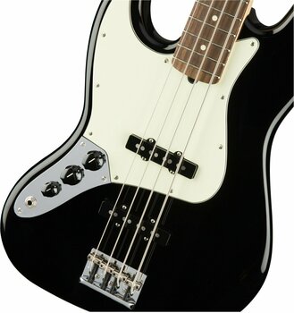4-strängad basgitarr Fender American PRO Jazz Bass RW LH Svart - 5