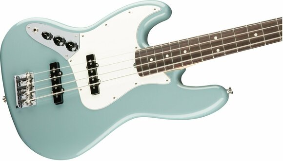Elektrická basgitara Fender American PRO Jazz Bass RW LH Sonic Grey - 4