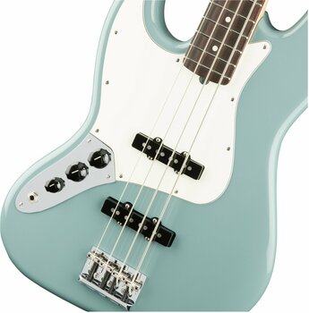Elektrická baskytara Fender American PRO Jazz Bass RW LH Sonic Grey - 5