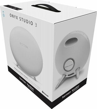 Hordozható hangfal Harman Kardon Onyx Studio 3 White - 4