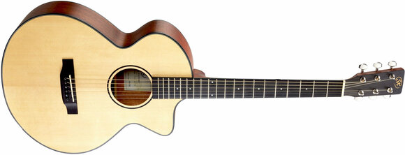 Gitara akustyczna Jumbo SX SAG4 Natural Matte - 3