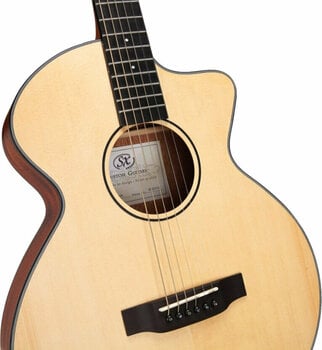 Jumbo akoestische gitaar SX SAG4 Natural Matte - 5