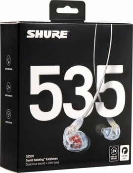 Hörlurar med öronsnäcka Shure SE535-CL-EFS Transparent - 5