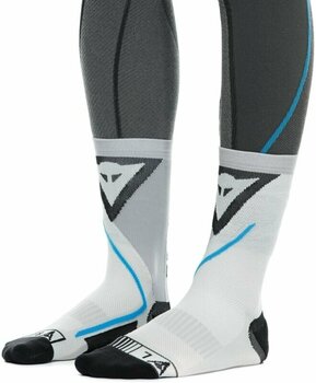 Ponožky Dainese Ponožky Dry Mid Socks Black/Blue 45-47 - 8