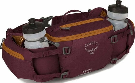 Kolesarska torba, nahrbtnik Osprey Savu 5 Aprium Purple Torba za okoli pasu - 3